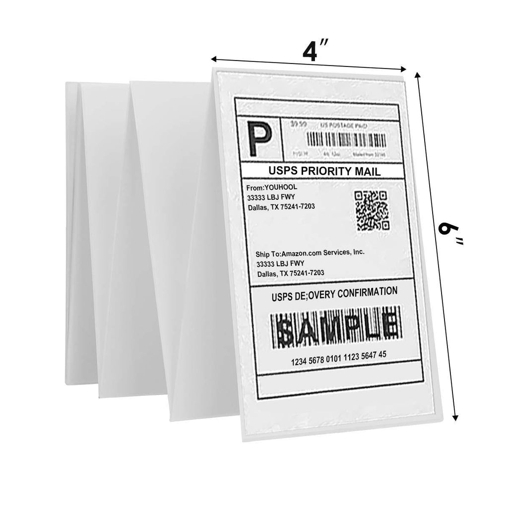 YOUHOOL Shipping Labels 4" x 6" for Direct Thermal Printers Laser-Thermal Printers Self Adhesive Maiing Labels Pre-Cut Full Sheet White Color Printable Pack of 200 Labels