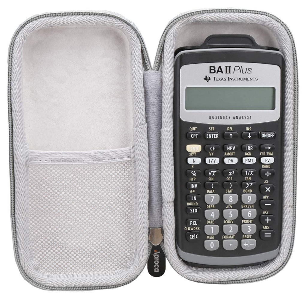 Aproca Hard Travel Storage Carrying Case for Texas Instruments BA II Plus Financial Calculator