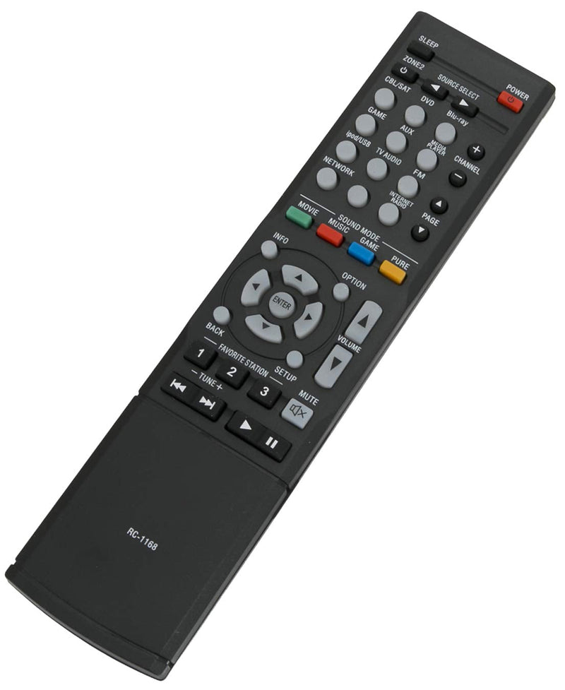 AIDITIYMI RC-1168 Remote Control Replace for Denon AV Receiver AVR-1713 RC-1169 AVR-1613 AVR1713 RC1169 AVR1613