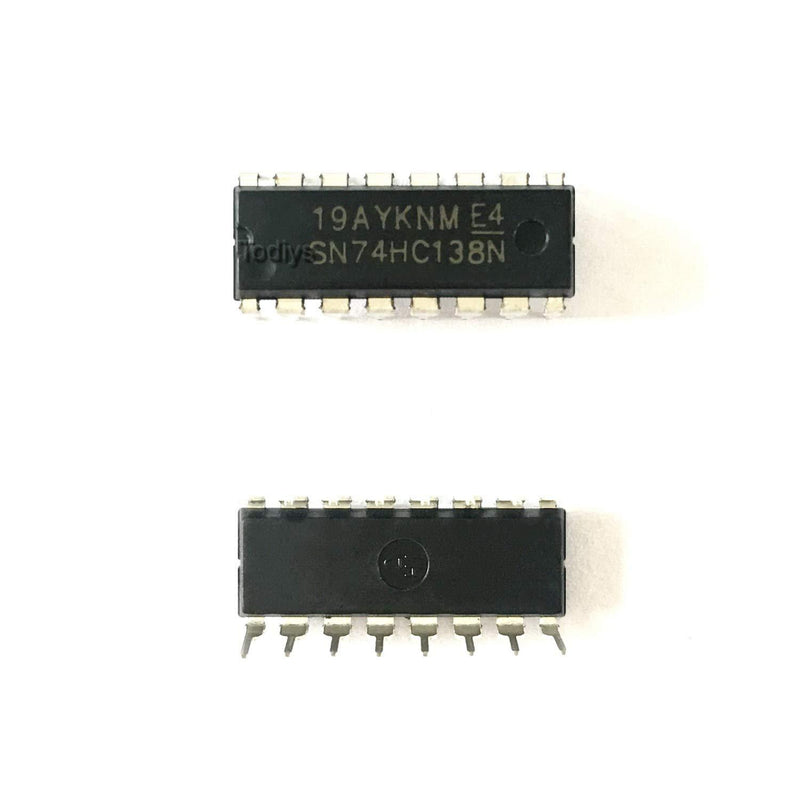 Todiys New 30Pcs for 74HC138 74HC138N SN74HC138N HD74HC138P DM74HC138N MC74HC138AN 3 to 8-Line Decoders/Demultiplexer DIP-16 IC SN74HC138