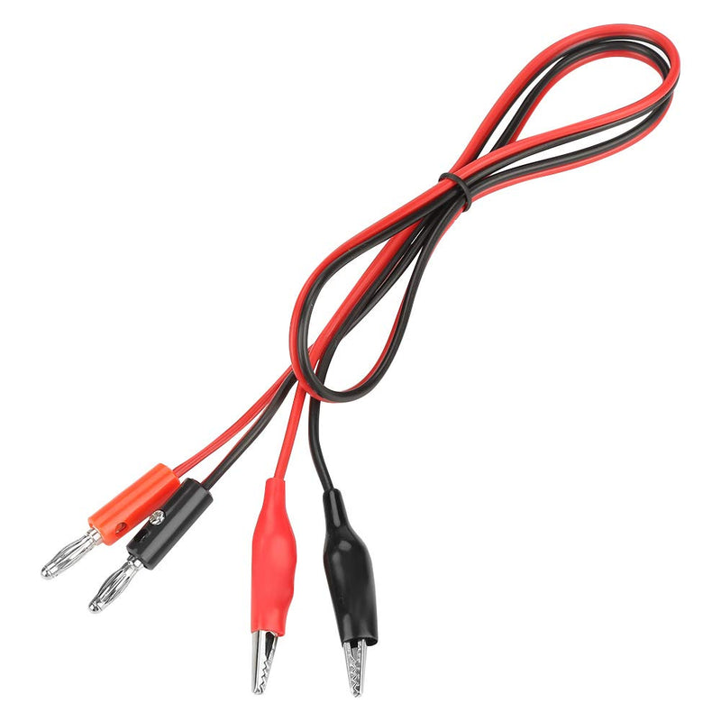Output Cable Line Multimeter Banana Plug to Crocodile Alligator Clip Test Probe Lead Wire 30V 5A 80cm for Adjustable DC Regulated Power Supply