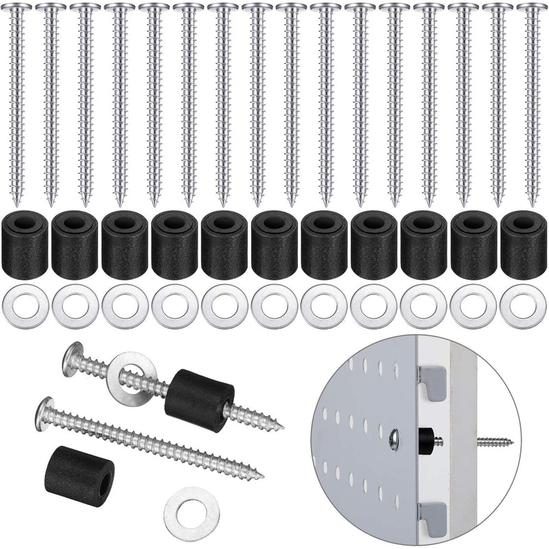 Pegboard Mounting Kit, Includes Screws, Spacers and Washers for 1/8-Inch and 1/4-Inch Pegboard (144 Pieces) 144