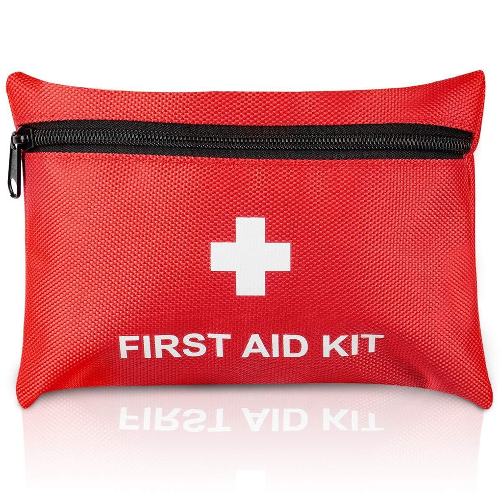 TENQUAN [100 Pieces] Mini First Aid Kit, Portable Compact Small First Aid Kits for Camping, Hiking, Backpacking, Travel, Vehicle, Car, Outdoors, Home, Office, Workplace - Emergency & Medical Supplies