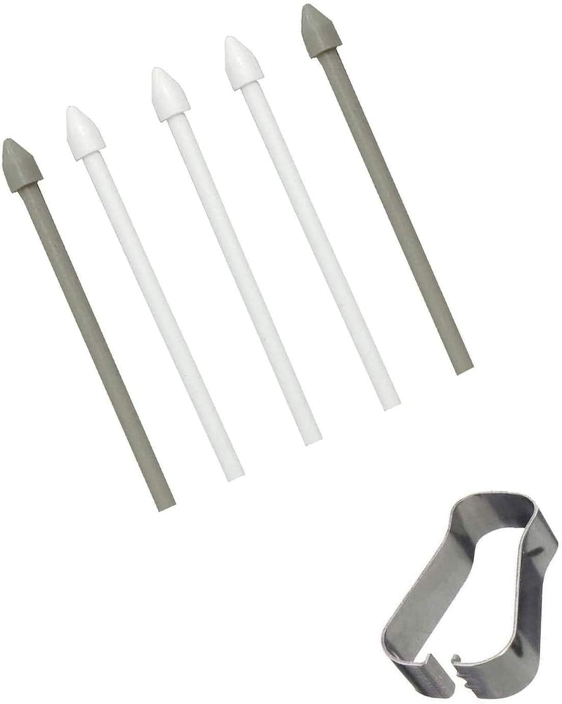 Ubrokeifixit Tab S6 Lite Touch Stylus S Pen Replacement Tips/Nibs for Samsung Galaxy Tab S6 Lite 10.4" SM-P610 SM-P615 2020",with Removal Tweezer (P610-Tips/White)