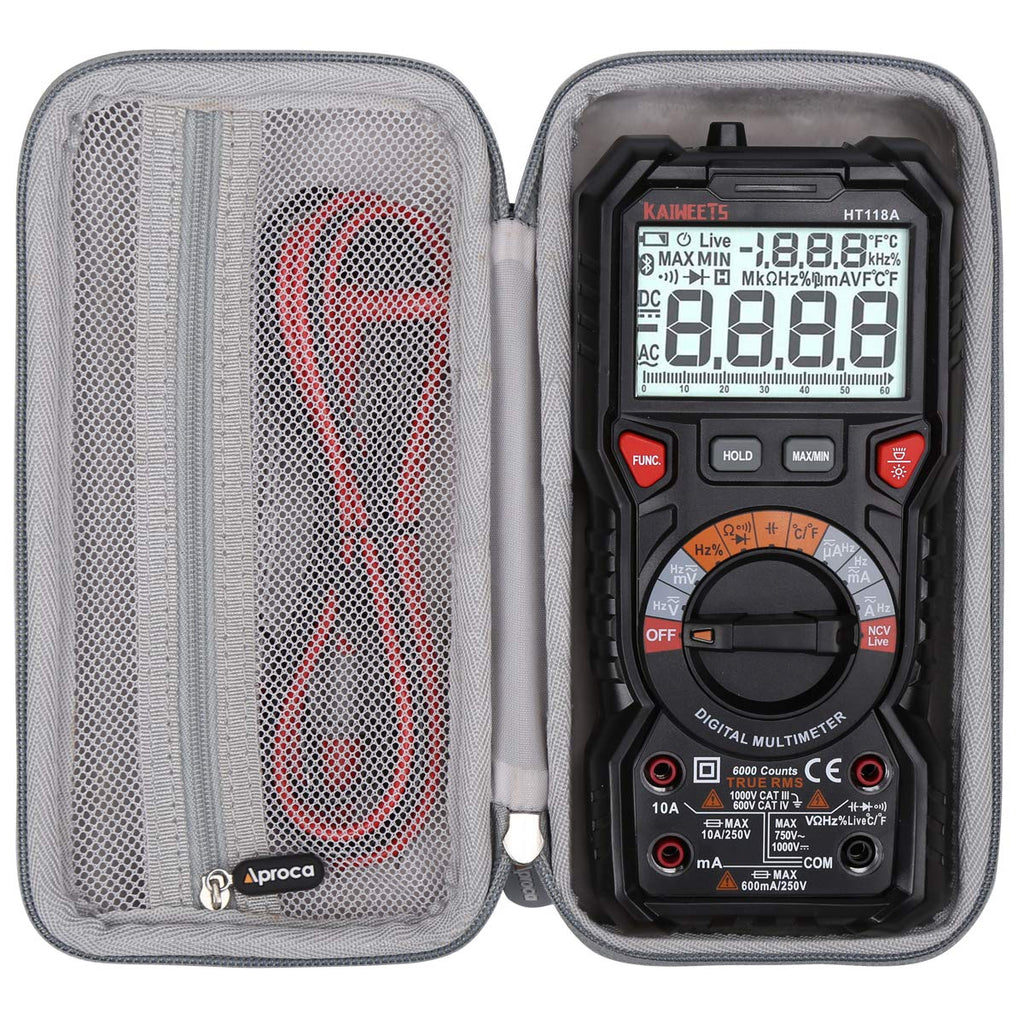 Aproca Hard Travel Storage Case for KAIWEETS Digital Multimeter TRMS 6000