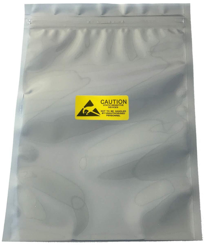 Daarcin 10pcs 11x13in/28x33cm Anti Static Resealable Large Size Bags,ESD Bags for Motherboard HDD and Electronic Device,Antistatic Bags for Graphics Card 10pcs 11x13/28x33cm