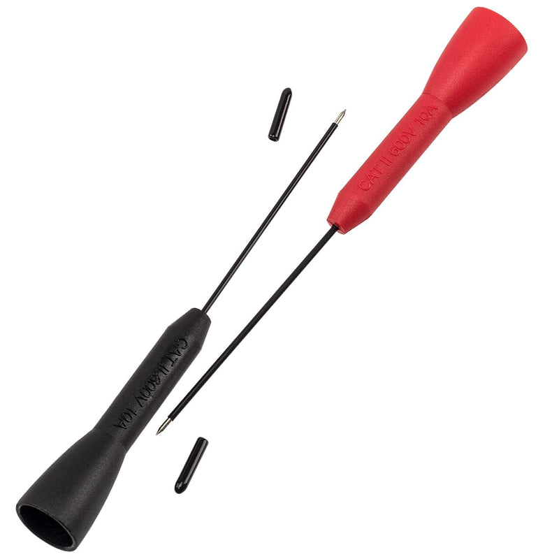 ANCIRS 2mm Needle Test Probes, 600V/10A Non-Destructive Multimeter Test for Fluke Leads tl71 tl75 2pc