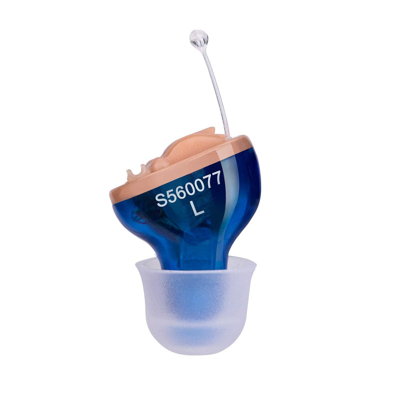 Hearing Amplifier for Seniors Adults Noise-Cancelling - Miracle Ear Amplifier Invisible Sound Amplifier Digital Hearing Enhancement Devices As Seen On TV Hearing Aid Cleaning Tools Included (Blue) Blue