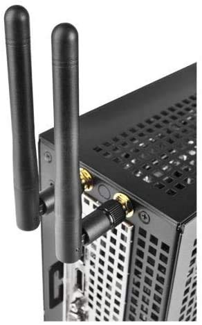 3dBi 2.4/5GHz WiFi Omnidirectional Bluetooth Wireless Antenna for Router Gateway Remote DTU Gate Opener Switch Trail Wildlife Game Hunting Camera Security Camera Thinkcentre Asrock DeskMini WiFi Kit