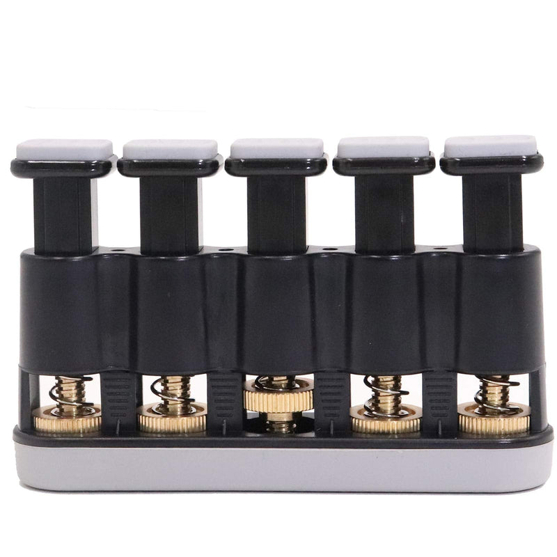 DILIMI Finger Strengthener,Guitar Beginner Exercier,Finger Trainer,Hand Grip Strength Trainer for Athletes,Musicians & Physical Therapy Gray