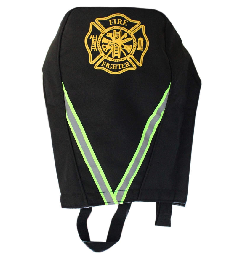 MELOTOUGH Firefighter Bag Fireman Storage Bag Black