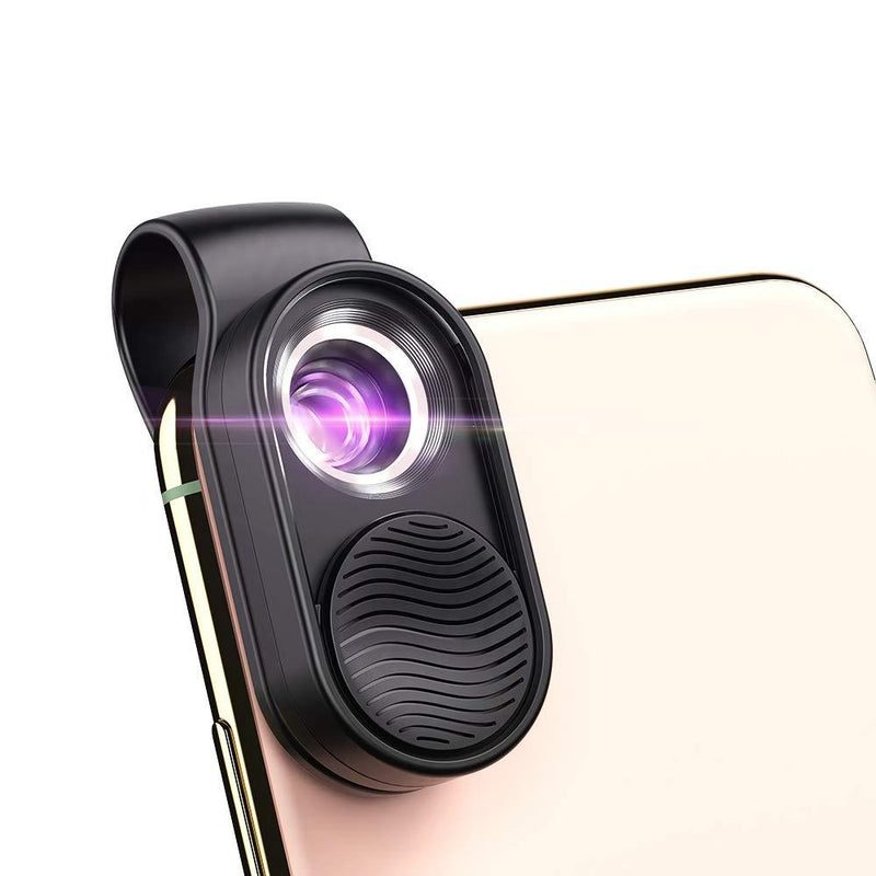 Apexel 100X Pocket Size Mobile Phone Microscope,HD Optical Lens Digital Microscope with Universal Clip Compatible with 98% Smartphone, Portable to Carry for Microworld for Kids and Adults