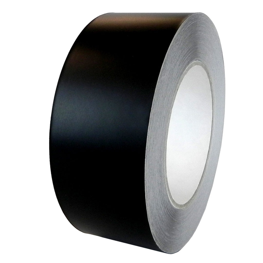 Matte Black, Aluminium FOIL Tape, Acrylic Adhesive with Liner 2.2 mil, 2" x 27YD Pack of 1 ROLL,