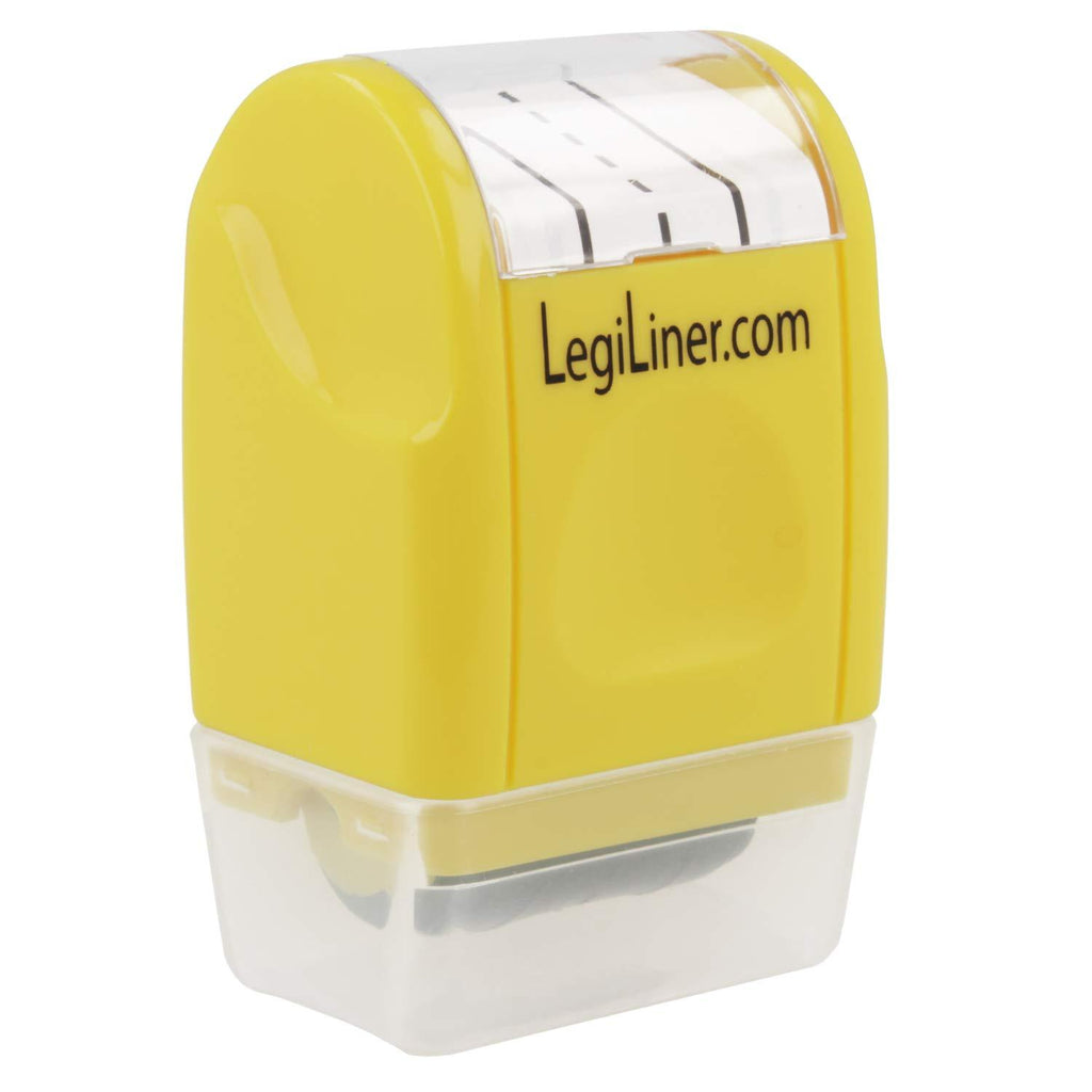 LEGILINER- 1/2" Dashed Handwriting line, Rolling, self-Inking Stamp. Handwriting Practice Tool for Teachers/OT’s/Homeschool/Special Ed, /Kindergarten/1st/2nd Grade Size.