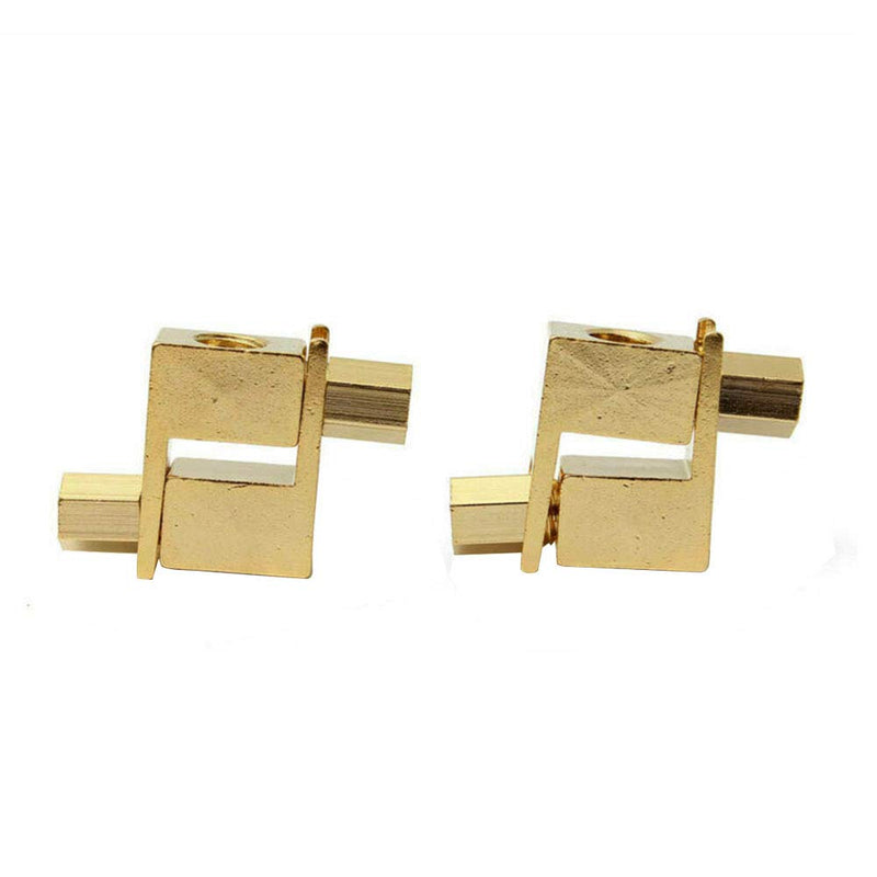 Wixine 4Pcs Hi-Fi Gold Plated Spade Fork Banana Plug for Mcintosh Fisher Eico Adapter