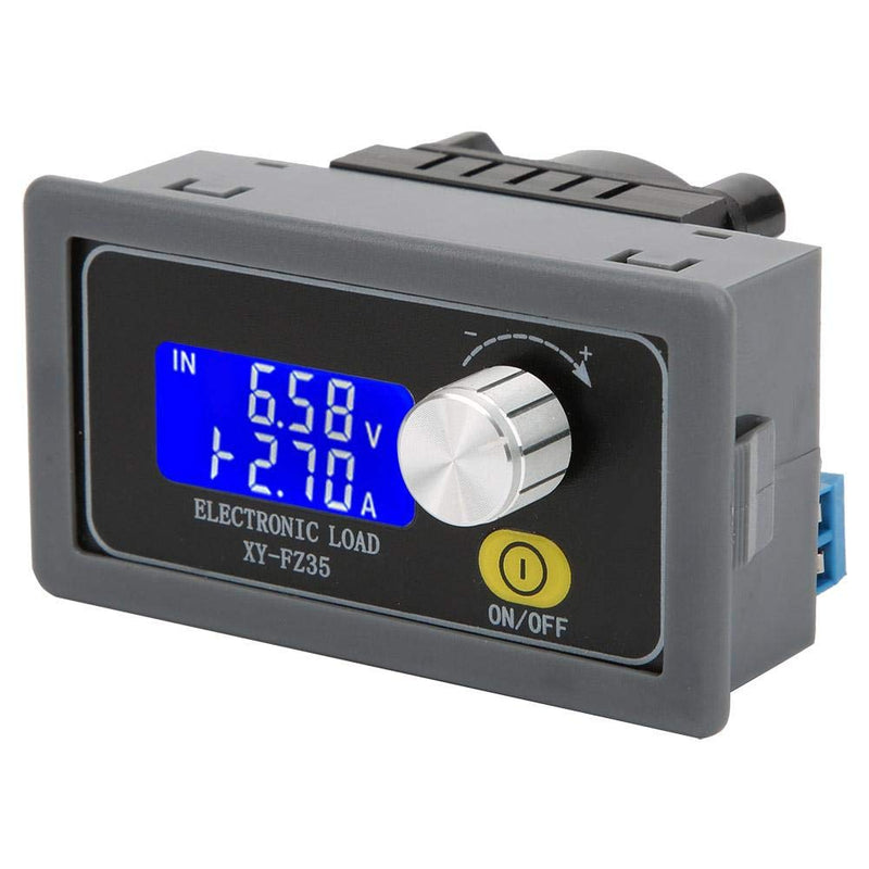 Constant Current Electronic Load Tester 5A 35W Adjustable Load Detector Battery Checker Tester Testing Tool Digital(cm: 10.00*6.00*5.00) cm: 10.00*6.00*5.00