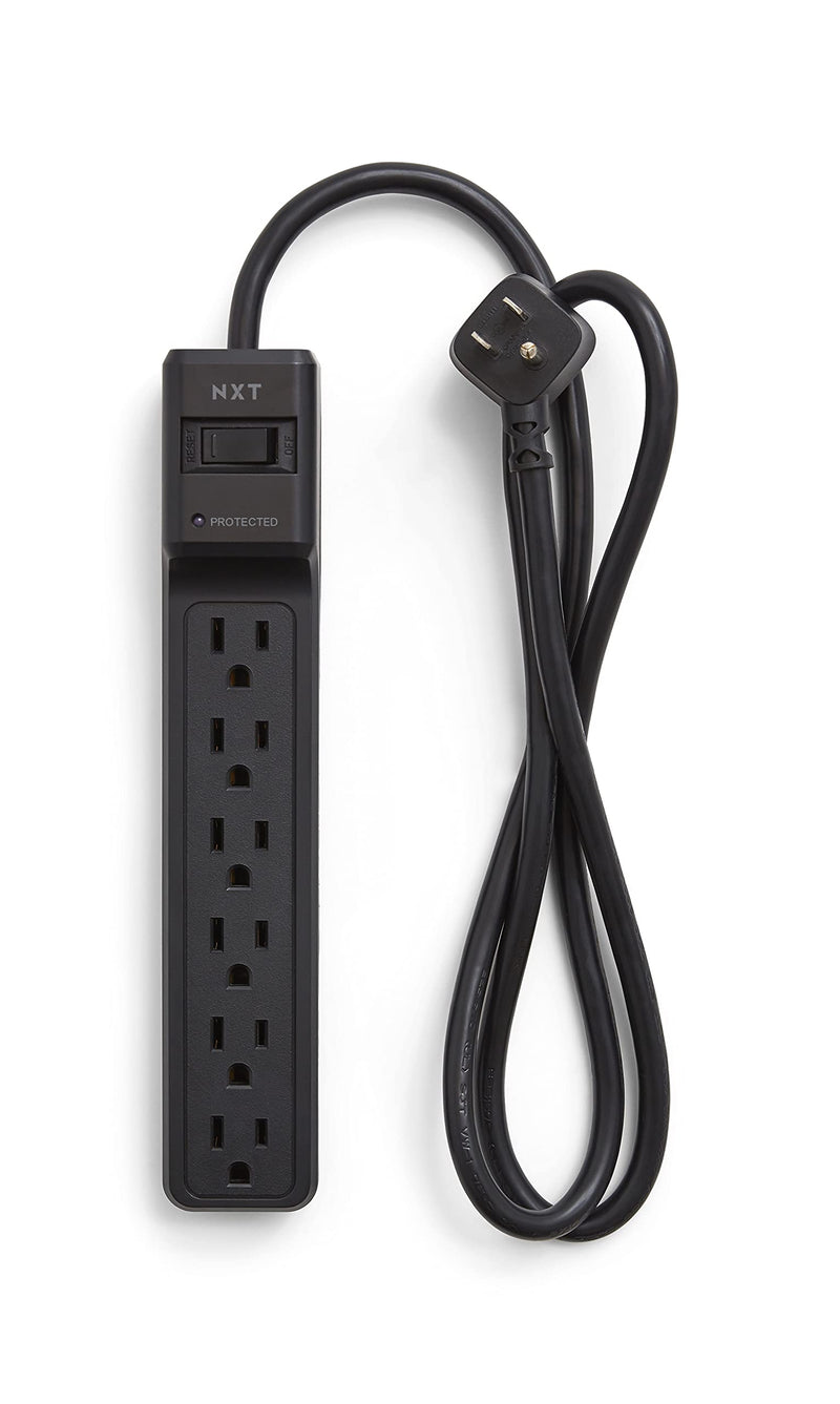 NXT Technologies 24373161 6-Outlet Surge Protector 4ft Cord 600 Joules