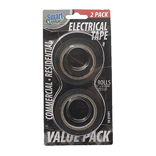 Commercial/Residential Heavy Duty Electrical Tape 2 Pack 20 Yards