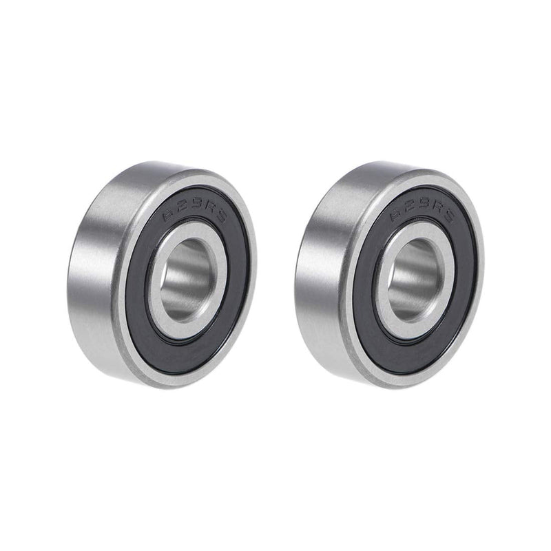 uxcell 629-2RS Deep Groove Ball Bearings 9mm x 26mm x 8mm Double Sealed Chrome Steel P6(ABEC3) 2pcs 9x26x8mm
