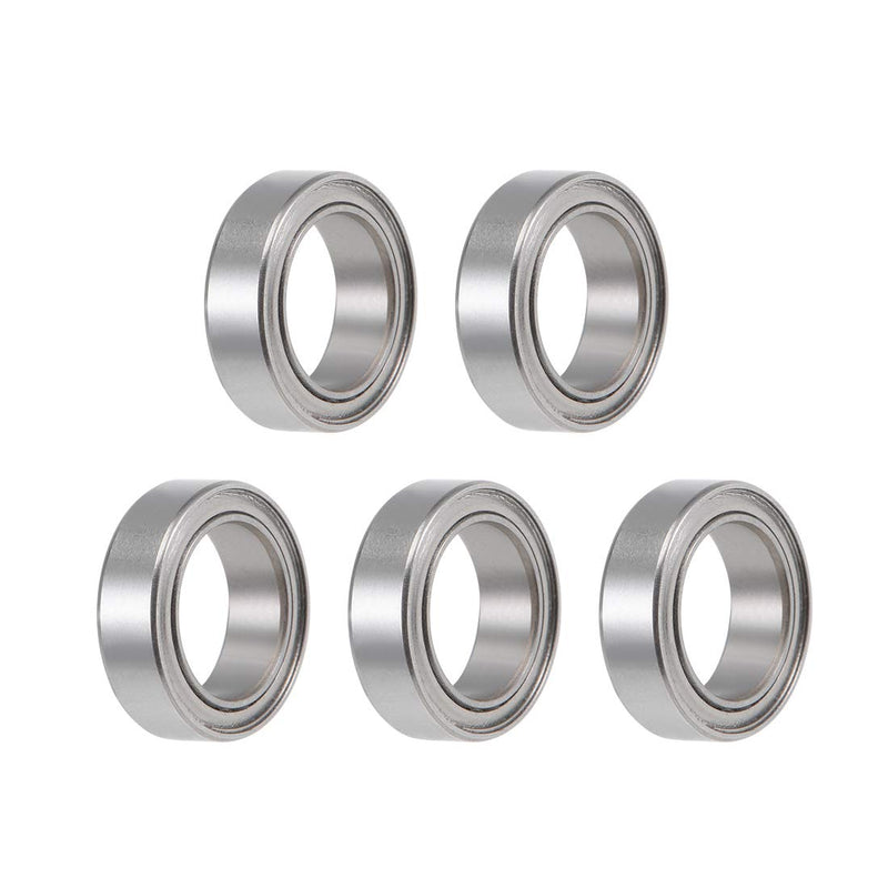 uxcell SMR128ZZ Deep Groove Ball Bearings 8mm x 12mm x 3.5mm Double Shielded Stainless Steel 5pcs 8x12x3.5mm