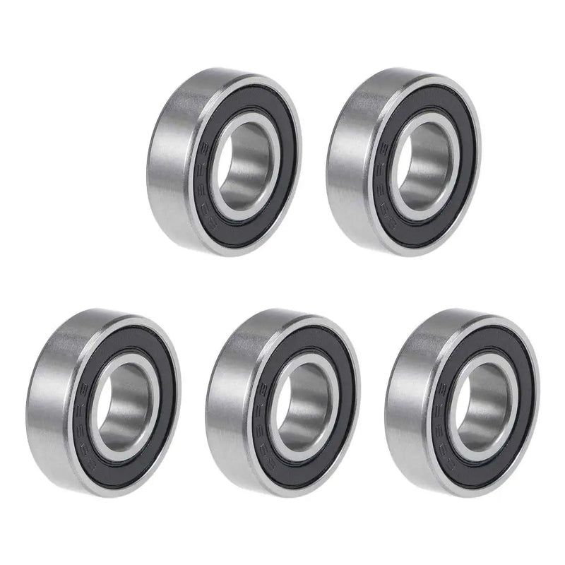 uxcell 699-2RS Deep Groove Ball Bearings 9mm x 20mm x 6mm Double Sealed Chrome Steel P6(ABEC3) 5pcs