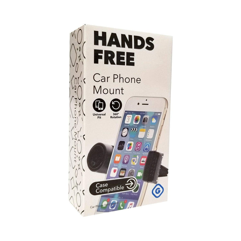 Car Phone Mount Air Vent Universal Holder Cradle Gems Compatible with iPhone, Samsung, Moto, Huawei, Nokia, LG, Smartphones
