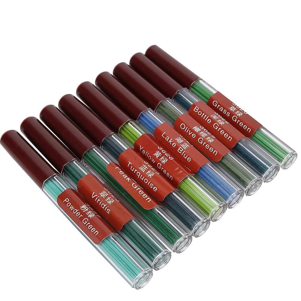 9 Color 2.0MM Pencil Lead, Refills Refill Pencil Core for Mechanical Automatic Pencil, 8pcs for Each Color