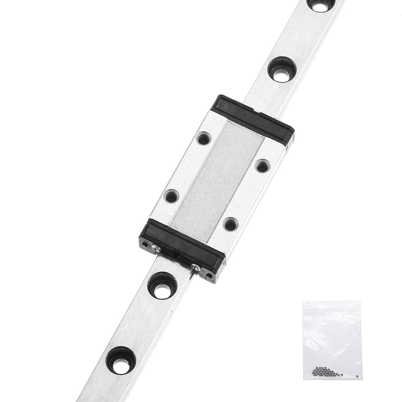 250mm MGN9 Linear Sliding Rail Guide with MGN9H Carriage Block for 3D Printer and CNC Machine 250mm