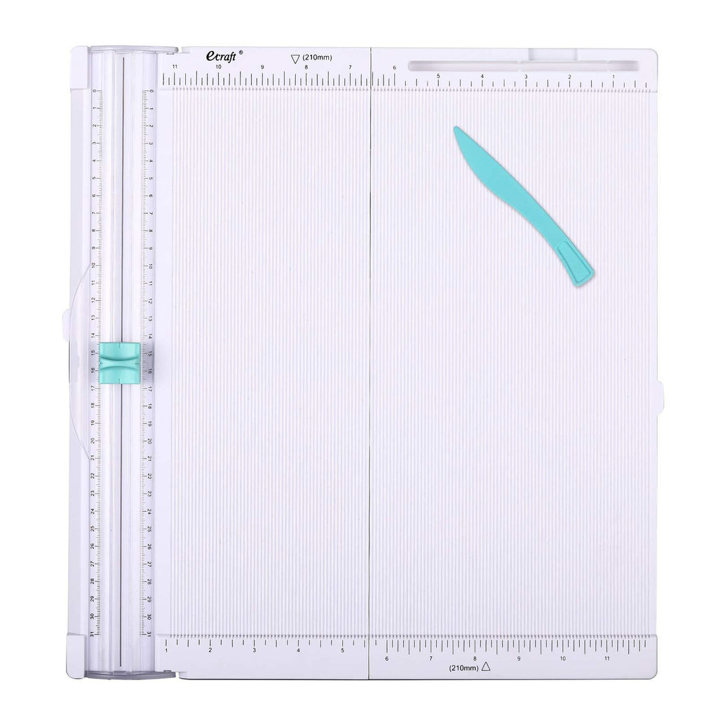 Ecraft Paper Trimmer Scoring Board: 12 x12 inch Craft Paper Cutter - Folding & Scorer for Cover of Book & Gift Box and Photo etc