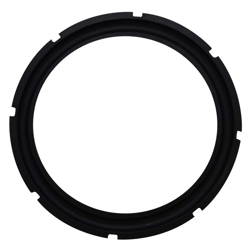 Fielect 12 Inch Black Notch Speaker Rubber Edge Surround Rings Replacement Parts for Speaker Repair or DIY 1pcs