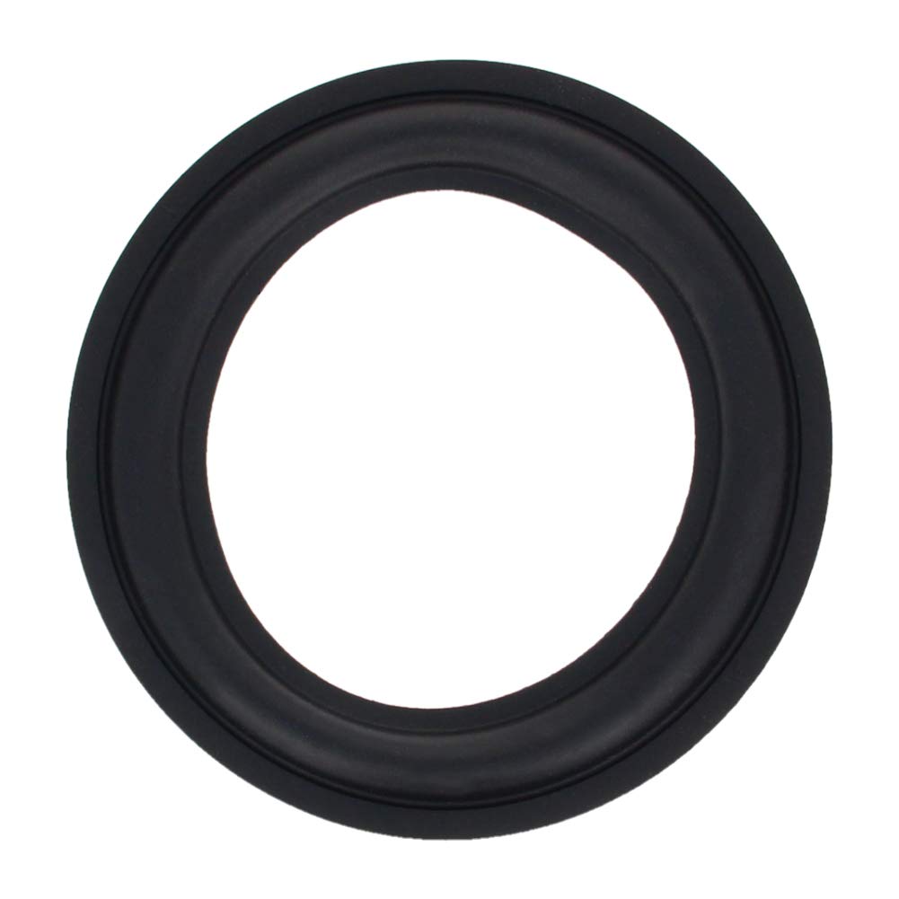 Fielect 5 Inch Speaker Rubber Edge Surround Rings Replacement Parts for Speaker Repair or DIY 1pcs