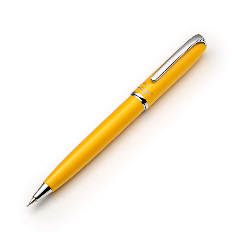 ZenZoi Yellow Mechanical Pencil with Premium Schmidt Lead 0.5mm System. Elegant Full Metal Body Pencil For Sketching, Drafting, Writing, Note Taking. Luxury Gift Box for Men and Women(0.5 mm, Yellow) 0.5 mm