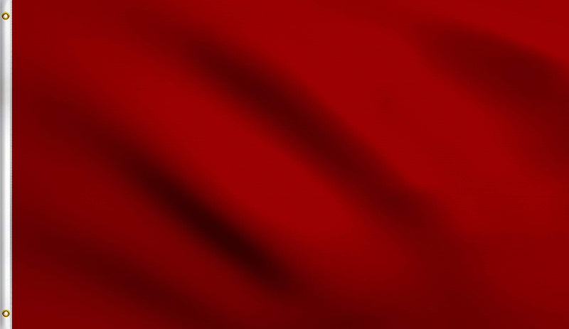 DMSE Solid Blank Flag 3X5 Ft Foot Flag UV Resistant (2x3 Polyester, Burgundy) 2x3 Polyester