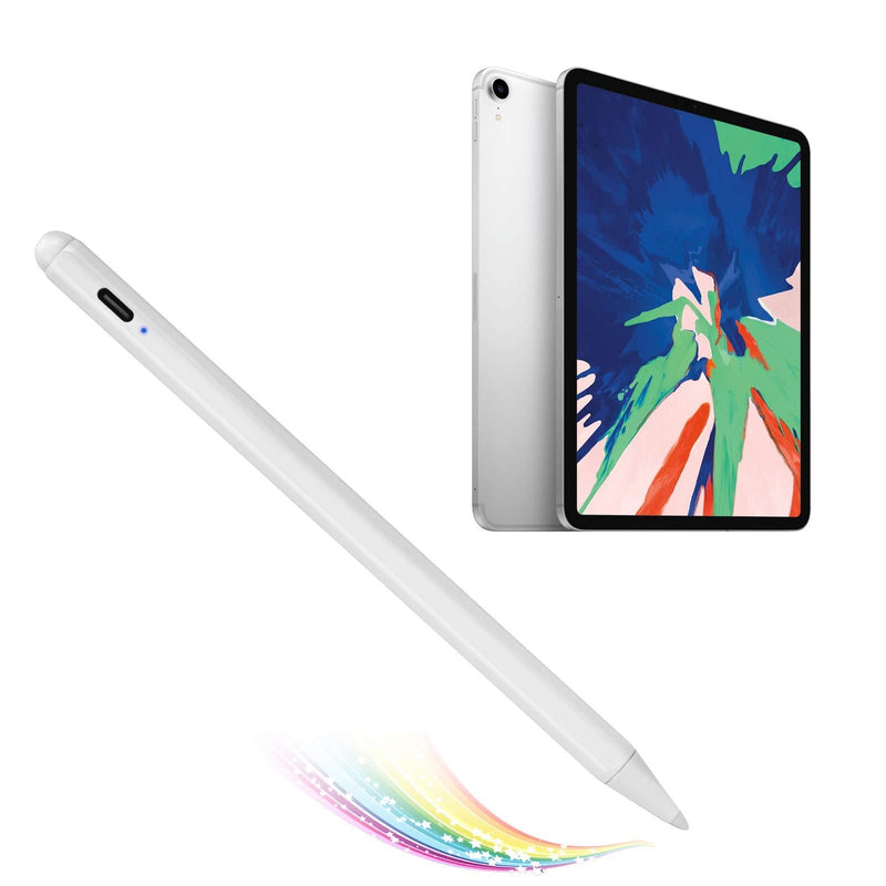 2020 iPad Pro 11" 2nd Generation Stylus Pen with Palm Rejection,1.5mm Fine Tip Active Stylus Compatible with Apple Magnetic Pencil for iPad Pro 11-Inch 2nd Gen on Drawing/Writing/Classes,White