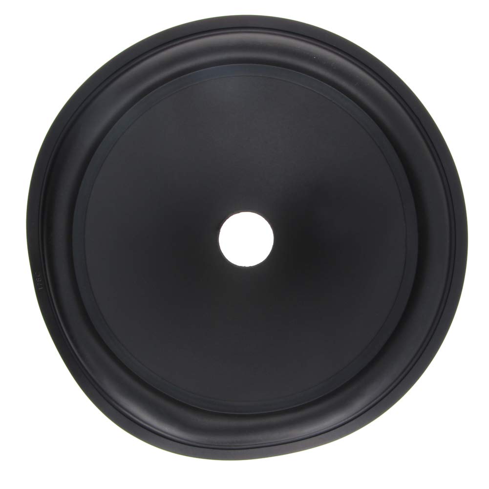 Fielect 8 inches Paper Speaker Cone Subwoofer Cones Drum Paper 1 inches Inner Diameter with Rubber Surround 1Pcs 8" 25.5mm 1Pcs