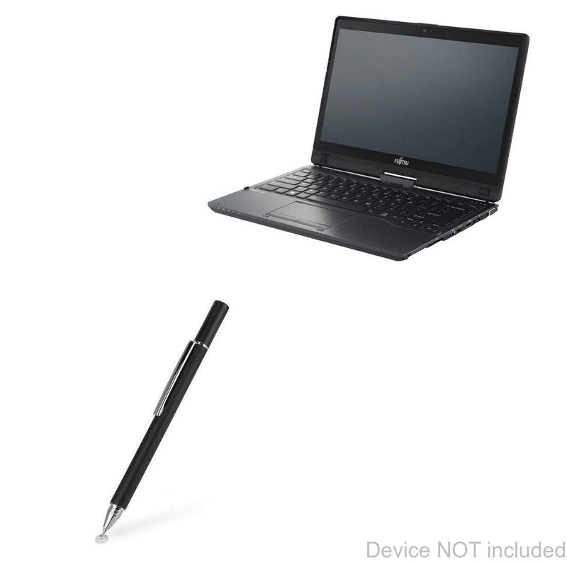 Fujitsu LifeBook T939 Stylus Pen, BoxWave [FineTouch Capacitive Stylus] Super Precise Stylus Pen for Fujitsu LifeBook T939 - Jet Black
