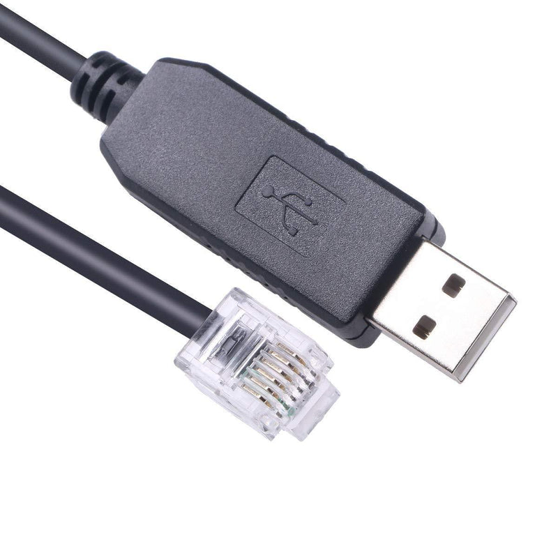USB to 6P6C for Meade LX200 ACF Series Telescopes Control Cable (6ft USB-RJ11) 6ft USB-RJ11