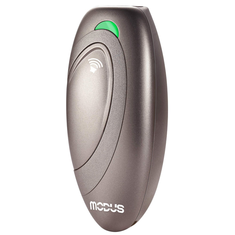 MODUS Ultrasonic Dog Barking Deterrent, 2-in-1 Dog Training and Bark Control Device, Anti-Barking Device, Control Range of 16.4 Ft, Battery Included, LED Indicate, Indoor and Outdoor Brown