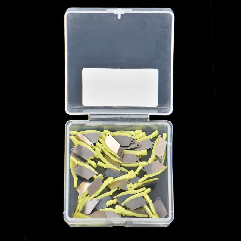 Angzhili Dental Interproximal Plastic Wedge(40 Pcs/Box) (Green) Green