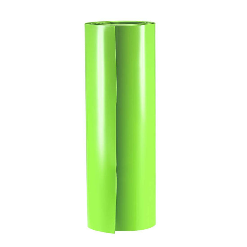uxcell Battery Wrap, 240mm Flat Width 153mm Dia 1m PVC Heat Shrink Tube Wraps for Big Battery Pack Green