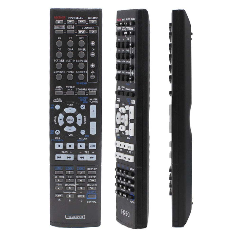 Replaced Remote Control Compatible for Pioneer VSX-300-K VSX-523 VSX-821-K VSX-1124 Home Theater AV A/V Audio/Video Receiver System