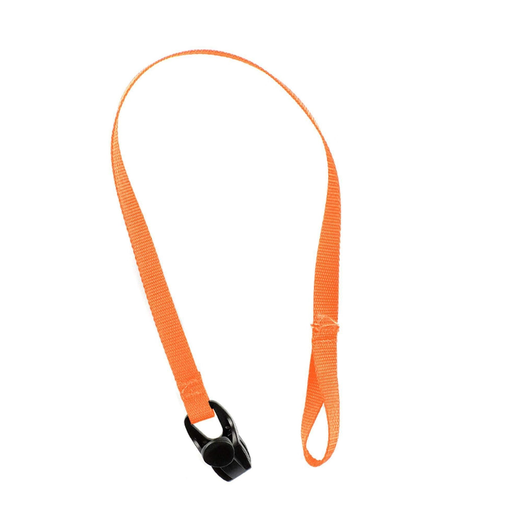 Gear Keeper Hard Hat Tether TL1-5001 Low Profile Loop Lanyard with 18oz Hard Hat Weight Limit - Strong Clip Mount - 20" Nylon Line Extension - ANSI/ISEA 121-2018 Compliant - Orange - USA Made