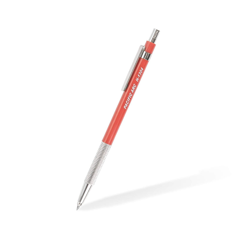 Pacific Arc 2mm Gravity Fed Lead Holder and Lead Sharpener, Red Drafting Pencil for Artist Drawing, Drafting, and Sketching