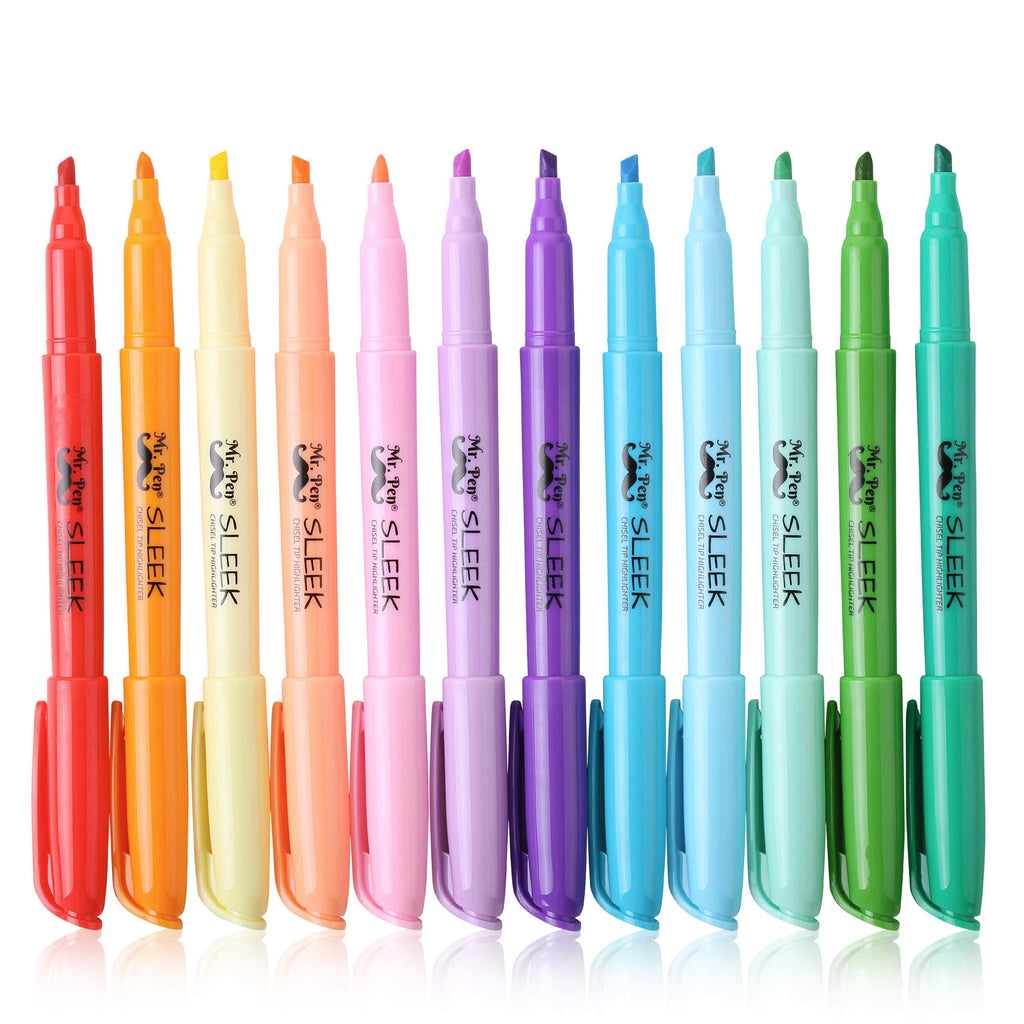 Mr. Pen- Pastel Highlighters, 12 Pack, Assorted Colors, Fast Dry, Highlighter Pastel, Pastel Highlighter Set, Bible Journaling Highlighter, Pastel Marker, Colored Highlighters, Pastel School Supplies