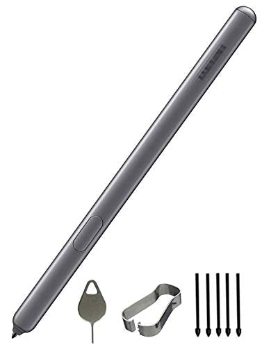 Tab S6 Pen Replacement Stylus (Without Bluetooth) Touch S Pen for Samsung Galaxy Tab S6 EJ-PT860BAEGUJ T860 T865 +Tips/Nibs+Eject Pin (Mountain Gray) Mountain Gray