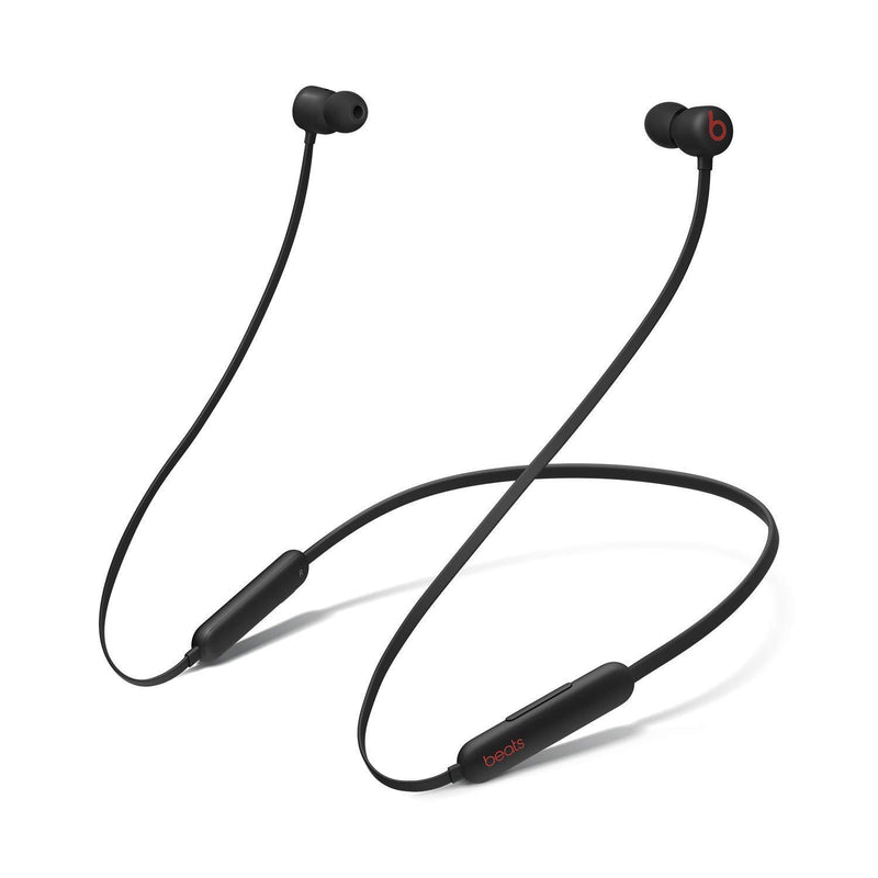 Beats Flex Wireless Earbuds â€“ Apple W1 Headphone Chip, Magnetic Earphones, Class 1 Bluetooth, 12 Hours of Listening Time, Built-in Microphone - Black Beats Black