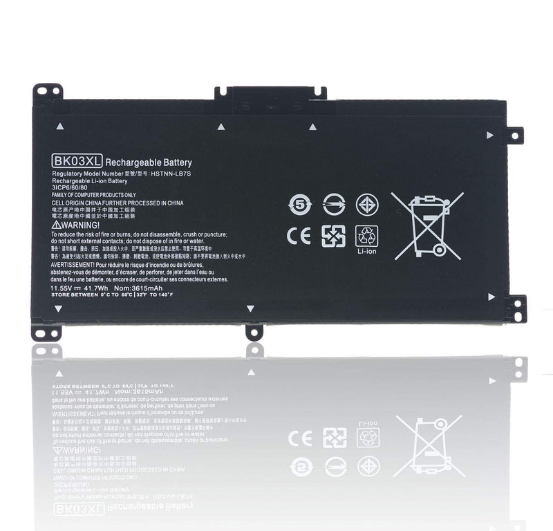 BK03XL Laptop Battery for HP Pavilion x360 14m-ba000 14m-ba013dx 14m-ba015dx 14m-ba011dx 14m-ba014dx 14-ba125cl 14-ba253cl 14m-ba114dx 14-ba000 14-ba175nr 14-ba110nr 916366-421 11.55V 41.7Wh