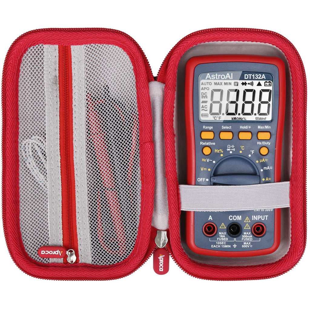 Aproca Hard Storage Travel Case for AstroAI Digital Multimeter TRMS 4000 Counts Volt Meter