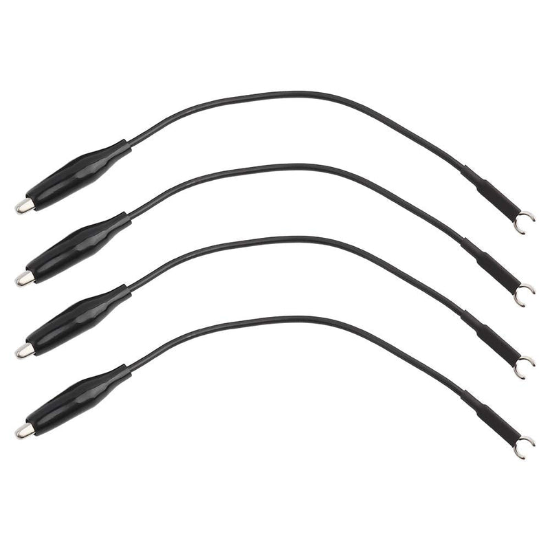 4Pcs Oscilloscope Probe Ground Lead Wire Cable Professional High Presision Oscilloscope Probe Ground Lead Parts with Clip Oscilloscope Accessories Kit