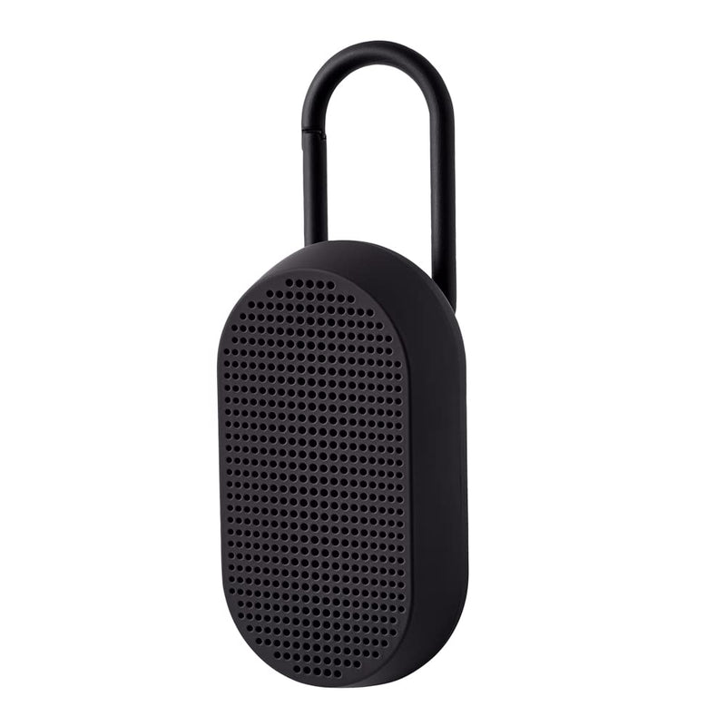 Lexon MINO T - Water Resistant IPX4 Portable Bluetooth Speaker, Autonomy: 5h, Charging time: 2h, Bluetooth Distance: 35 ft - Black